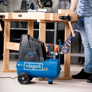 Compresor fără ulei, cu accesorii SCHEPPACH HC30o | 24L