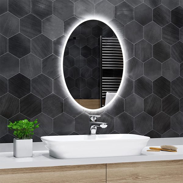 Oglindă de baie ovală HAVANA