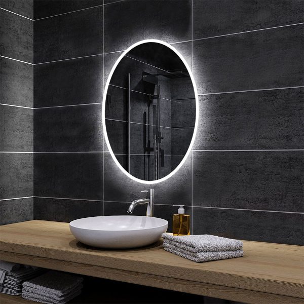 Oglindă de baie ovală HAVANA