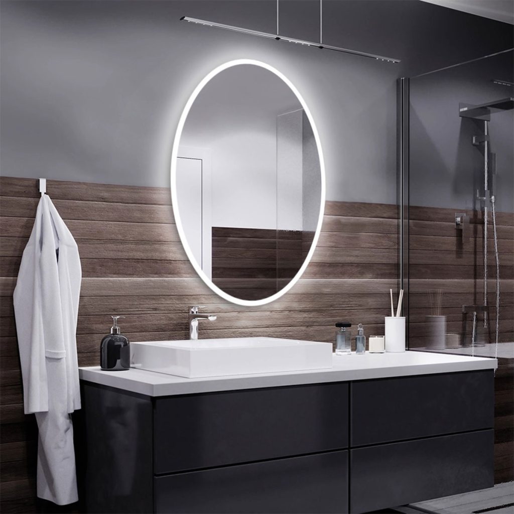 Oglindă de baie ovală HAVANA