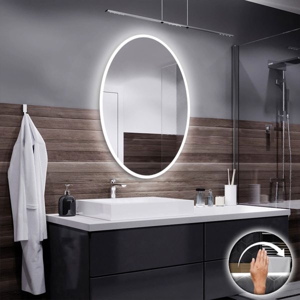 Oglindă de baie ovală HAVANA