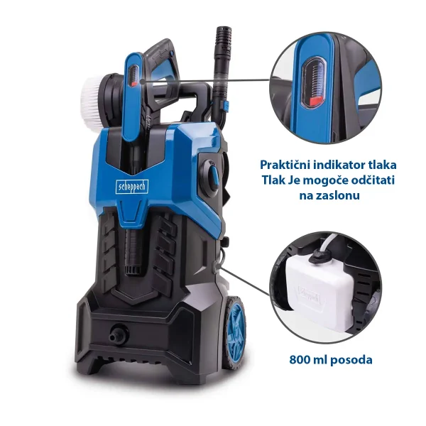 Aparat de spălat cu presiune HCE3000 | 2400 W | Scheppach