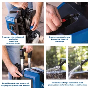 Aparat de spălat cu presiune HCE3000 | 2400 W | Scheppach