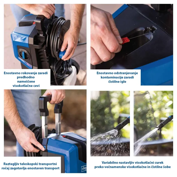 Aparat de spălat cu presiune HCE3000 | 2400 W | Scheppach