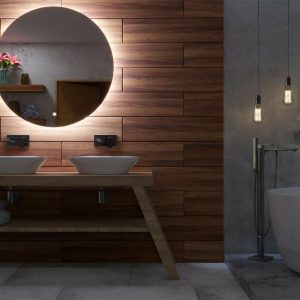 Oglindă de baie RUND - Ø40-120cm | Comutator tactil