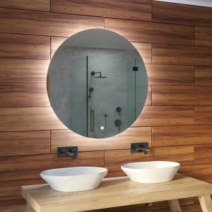 Oglindă de baie RUND - Ø40-120cm | Comutator tactil