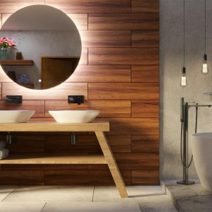 Oglindă de baie RUND - Ø40-120cm | Comutator tactil