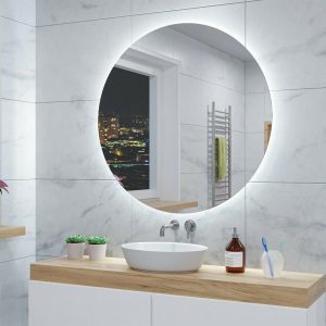 Oglindă de baie RUND MOTION - Ø40-120cm | Senzor de mișcare