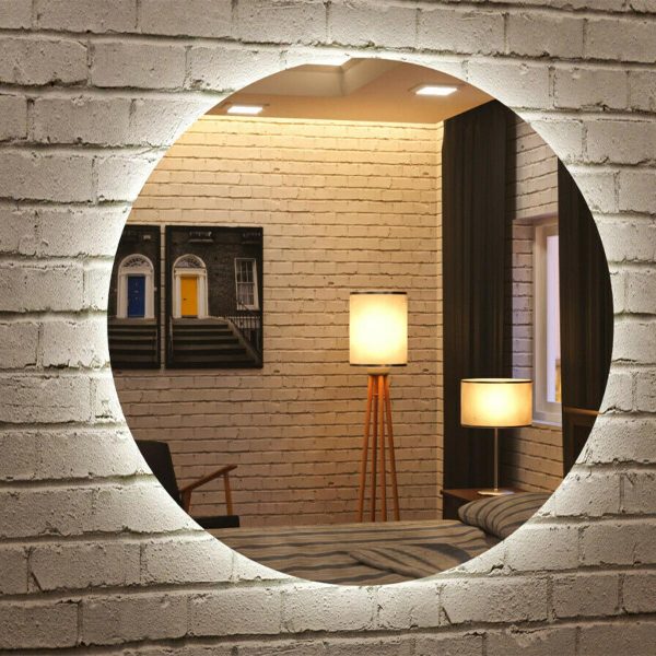 Oglindă de baie RUND MOTION - Ø40-120cm | Senzor de mișcare