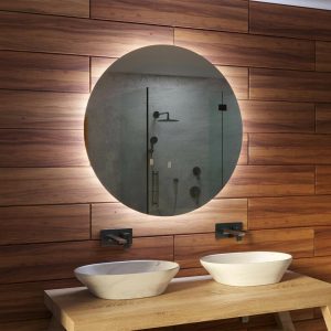 Oglindă de baie RUND MOTION - Ø40-120cm | Senzor de mișcare