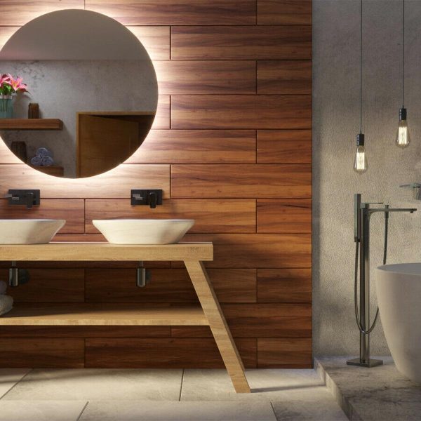 Oglindă de baie RUND MOTION - Ø40-120cm | Senzor de mișcare