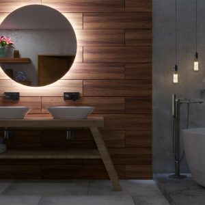 Oglindă de baie RUND MOTION - Ø40-120cm | Senzor de mișcare