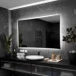 Oglindă de baie cu LED LISBONA | Comutator tactil