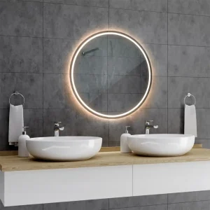Oglindă rotundă cu iluminare LED LONDON