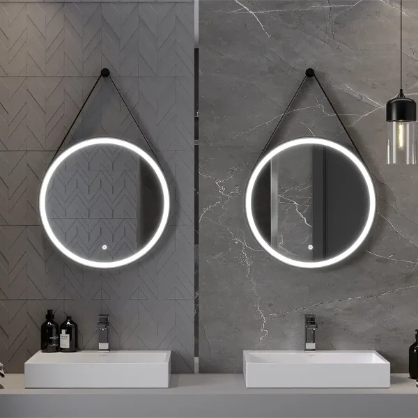 Oglindă de baie încălzită, cu LED NEGRONI | 6000K | Comutator tactil