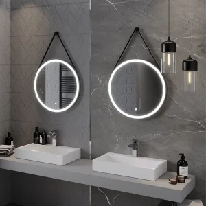 Oglindă de baie încălzită, cu LED NEGRONI | 6000K | Comutator tactil