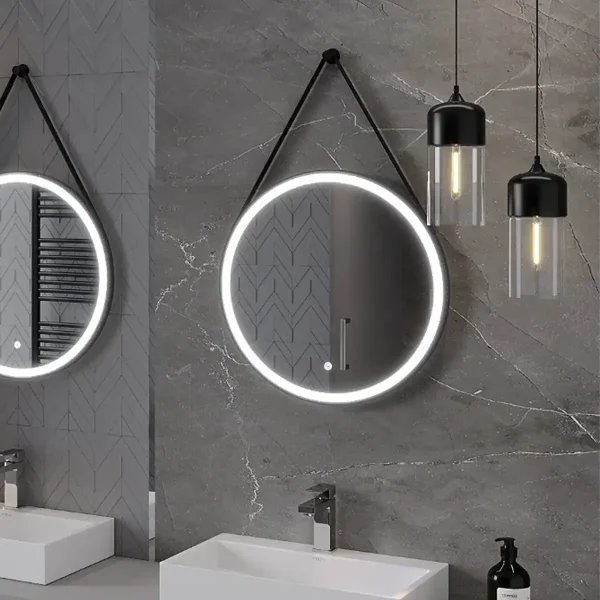 Oglindă de baie încălzită, cu LED NEGRONI | 6000K | Comutator tactil
