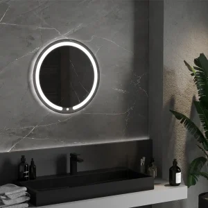 Oglindă de baie încălzită POLO | 60cm | 6000K | Comutator tactil