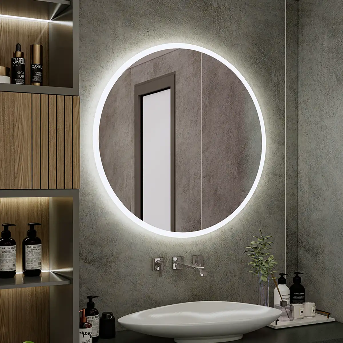 Oglindă rotundă DELHI - Ø50-120cm