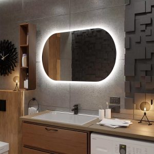 Oglindă de baie ovală HAMBURG