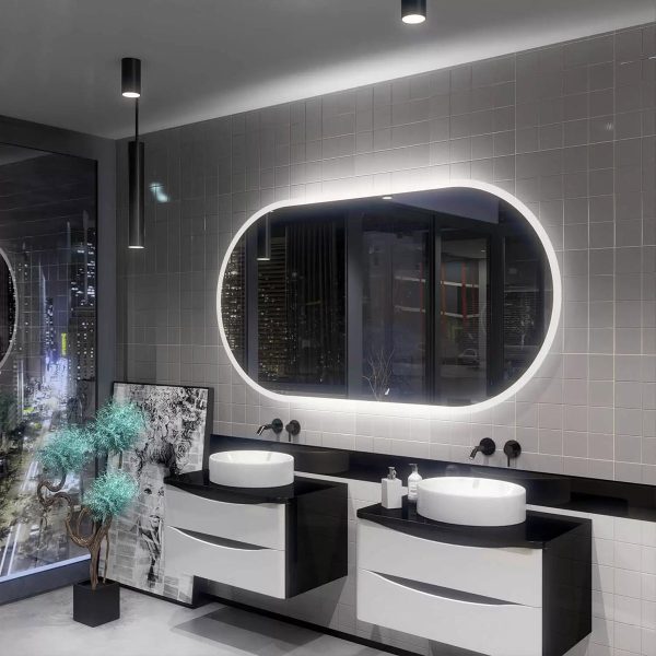 Oglindă de baie ovală HAMBURG