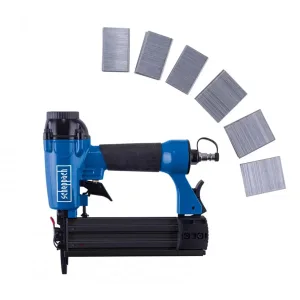 Pistol pneumatic pentru cuie și capse - 2 în 1