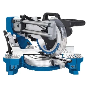 Fierăstrău circular staţionar cu sanie de glisare HM90SL | 2200W | 65x300mm | Scheppach