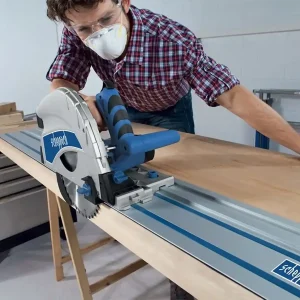 Fierăstrău circular de mână PL75 cu ghidaj din Aluminiu | 1600W | 75mm | Scheppach