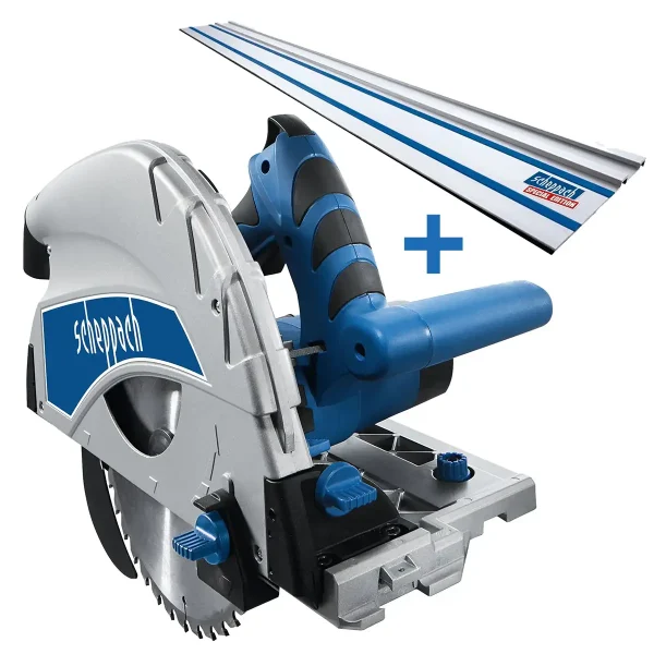 Fierăstrău circular de mână PL75 cu ghidaj din Aluminiu | 1600W | 75mm | Scheppach
