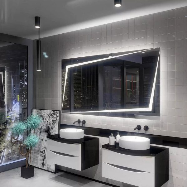 Oglindă de baie dreptunghiulară BERLIN