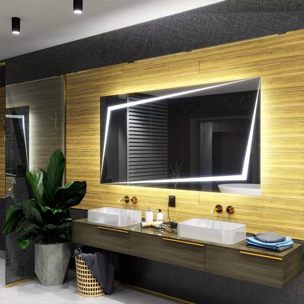 Oglindă de baie dreptunghiulară BERLIN