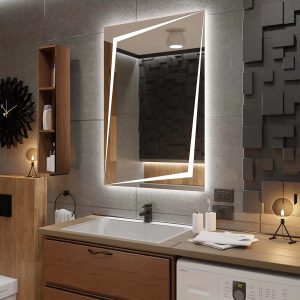 Oglindă de baie dreptunghiulară BERLIN