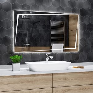 Oglindă de baie dreptunghiulară BERLIN