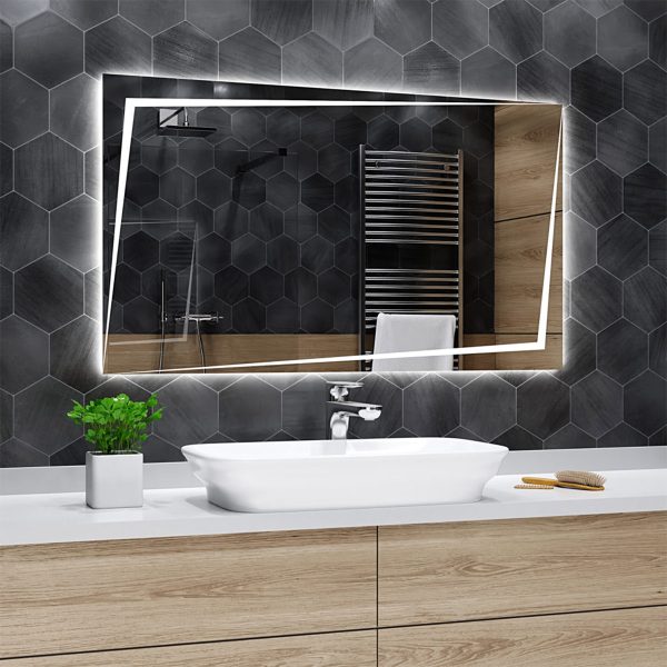 Oglindă de baie dreptunghiulară BERLIN