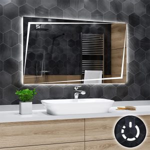 Oglindă de baie dreptunghiulară BERLIN
