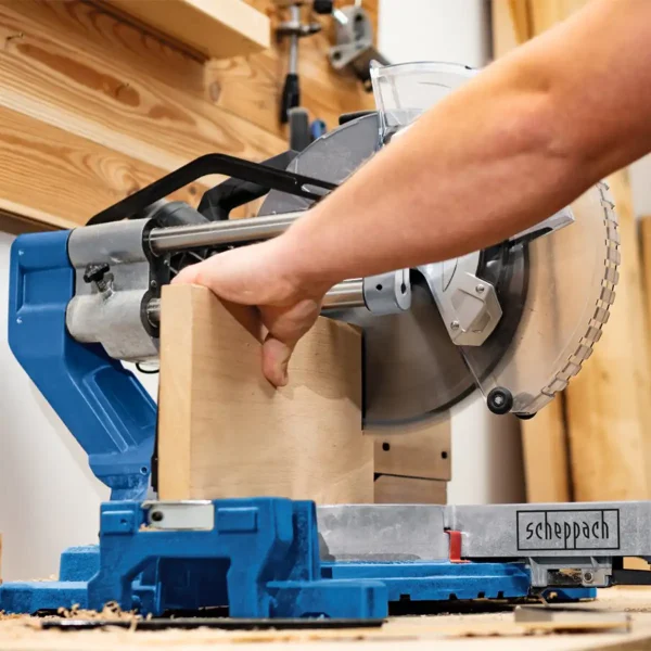 Fierăstrău circular staţionar cu sanie de glisare HM305SL | 180mm | 2000W | Scheppach