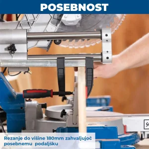 Fierăstrău circular staţionar cu sanie de glisare HM305SL | 180mm | 2000W | Scheppach