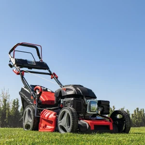 Mașină de tuns iarba autopropulsată pe benzină MS225-53E | 53cm | 7.0cp | 3în1 | Scheppach