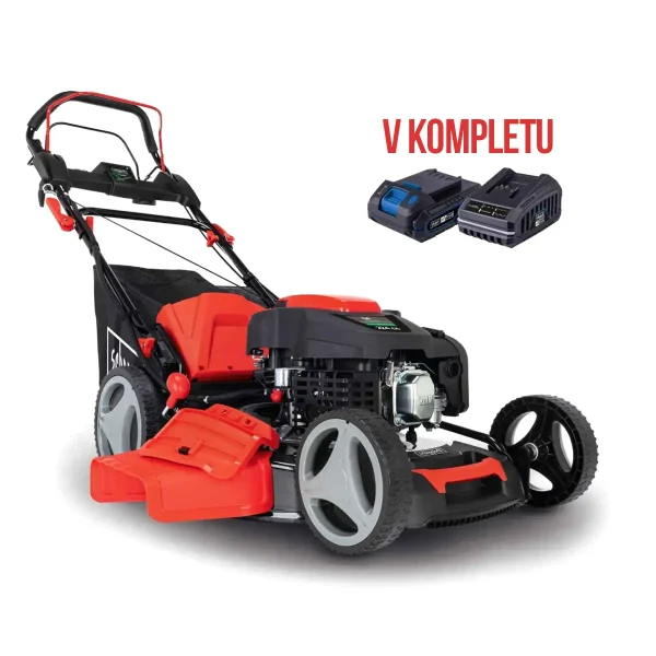 Samohodna-bencinska-kosilnica-MS225-53E-cov.webp Mașină de tuns iarba autopropulsată pe benzină MS225-53E | 53cm | 7.0cp | 3în1 | Scheppach