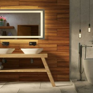 Oglindă de perete pentru baie MALAGA