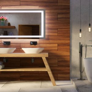 Oglindă de perete pentru baie MALAGA