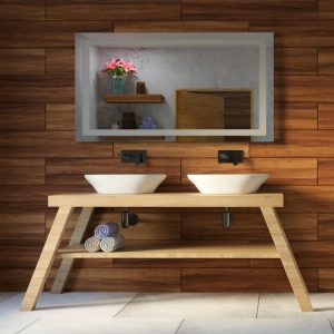 Oglindă de perete pentru baie MALAGA