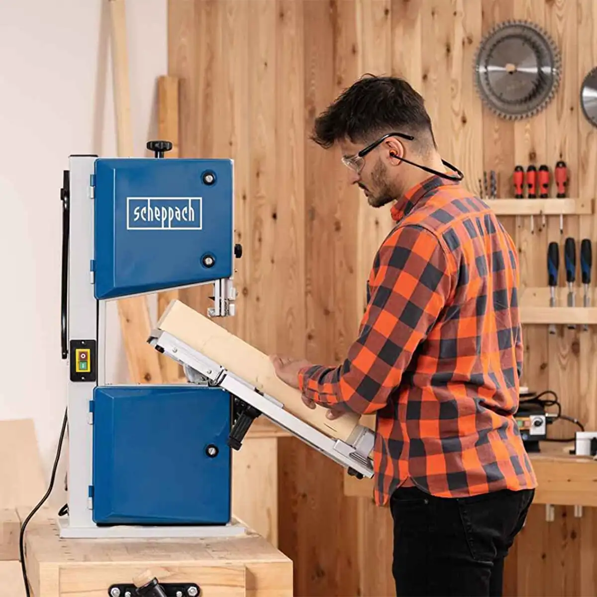 Fierăstrău cu bandă HBS261 | 500W | 0-120mm | Scheppach