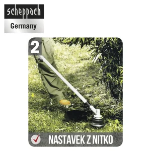 Motocoasă BCH5200PB | 2în1 | 1,80 PS | 52cm³ | Scheppach - imagine 2