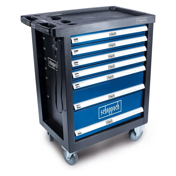 Dulap mobil echipat cu scule TW1100 | 70-piese | Scheppach