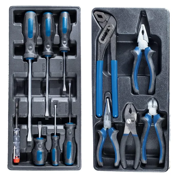 Dulap mobil echipat cu scule TW1100 | 70-piese | Scheppach