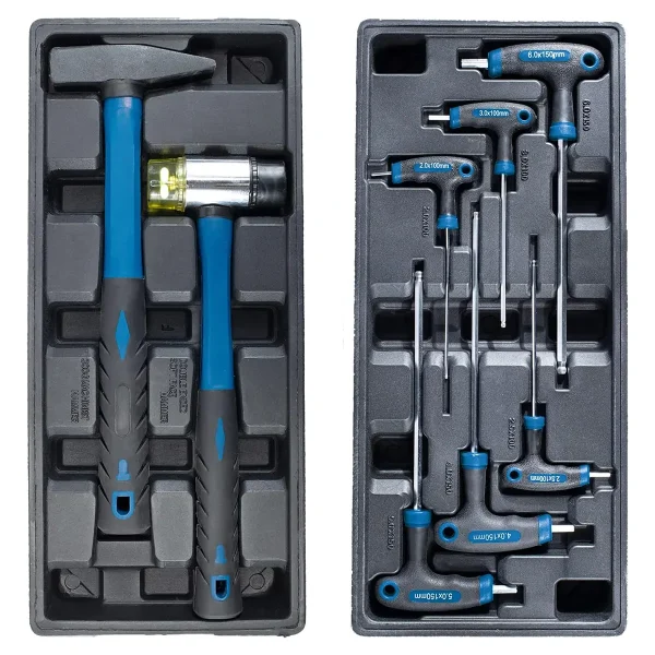 Dulap mobil echipat cu scule TW1100 | 70-piese | Scheppach