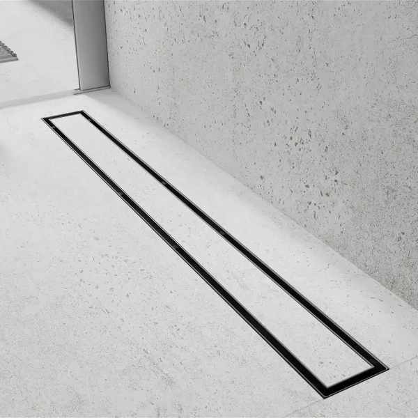 Rigolă de scurgere pentru duș BLACK | 50-120 cm | Mexen