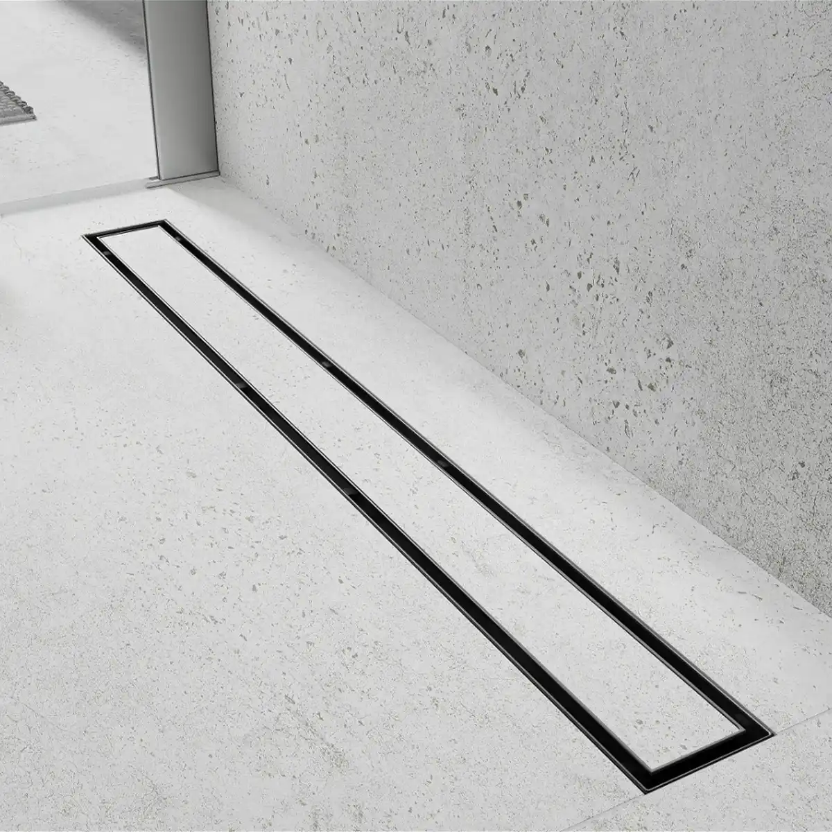 Rigolă de scurgere pentru duș BLACK | 50-120 cm | Mexen