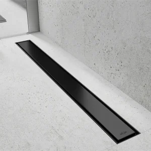 Rigolă de scurgere pentru duș BLACK | 50-120 cm | Mexen